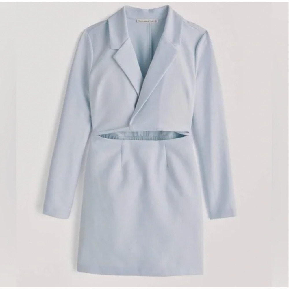 Abercrombie & Fitch Wrap Cut-out Blazer Dress